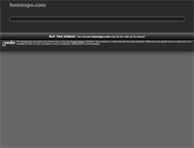 Tablet Screenshot of homexpo.com